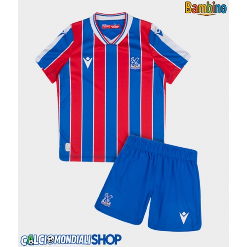 Maglie da calcio Crystal Palace Prima Maglia Bambino 2025-26 Manica Corta + Pantaloni corti)
